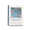 Pierścień-Cock Ring Set Blue